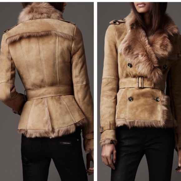 burberry suede jacket